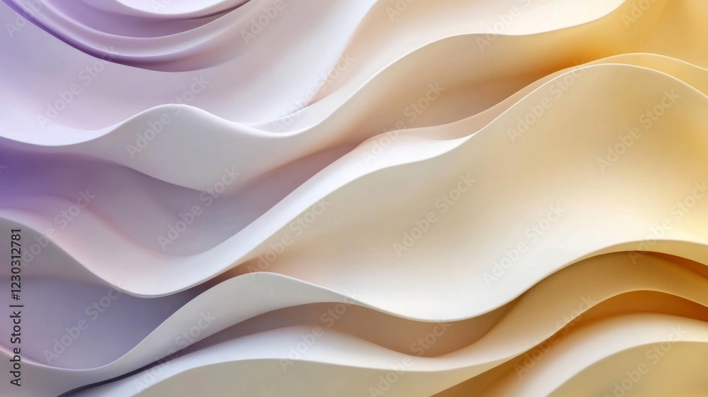 Obraz premium Abstract Pastel Wave Background Texture