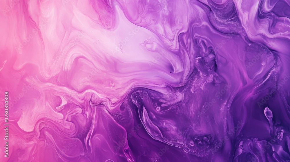 Stunning Abstract Fluid Art in Vibrant Purple and Pink Hues Stunning Abstract Fluid Art in Vibrant Purple and Pink Hues