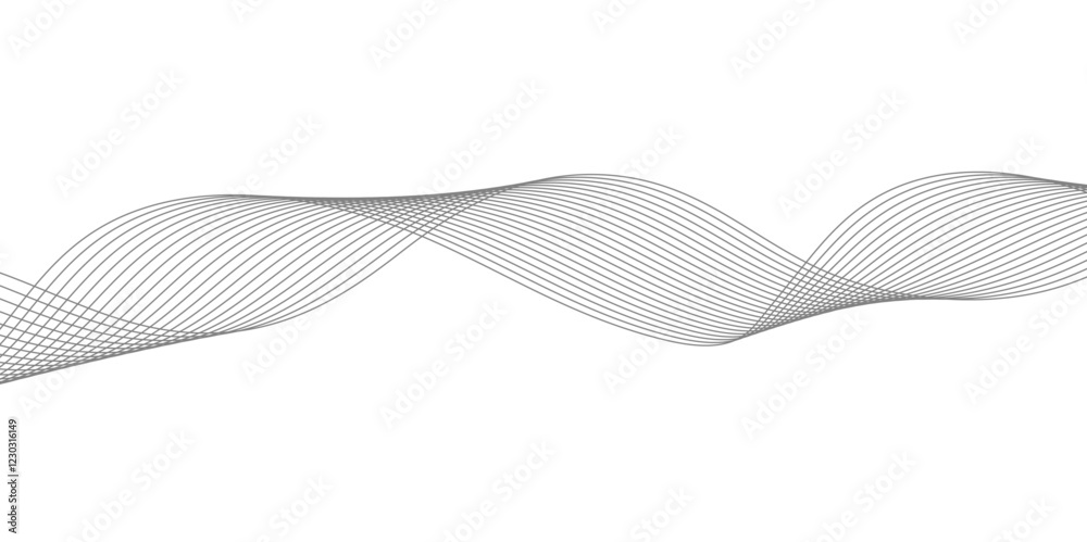 Abstract wave line for banner, wallpaper background with wave design.	
