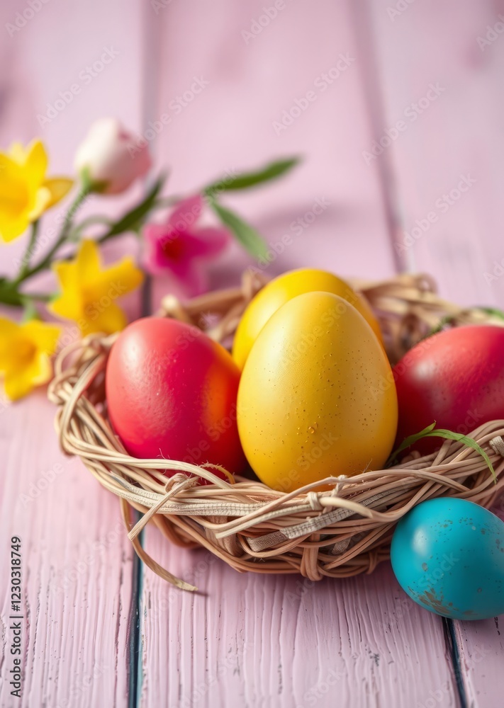 Colorful easter eggs on pink wooden background spring pastel colors holiday festive decoration tradition cheerful vibrant easter egg holiday illustration celebration easter Colorful easter eggs on pink wooden background spring pastel colors holiday festive decoration tradition cheerful vibrant easter egg holiday illustration celebration easter
