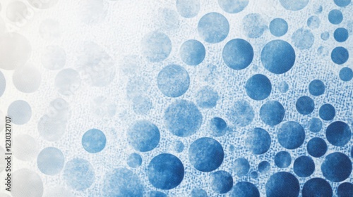 Wallpaper Mural Stunning Abstract Blue Circles Pattern Design Torontodigital.ca