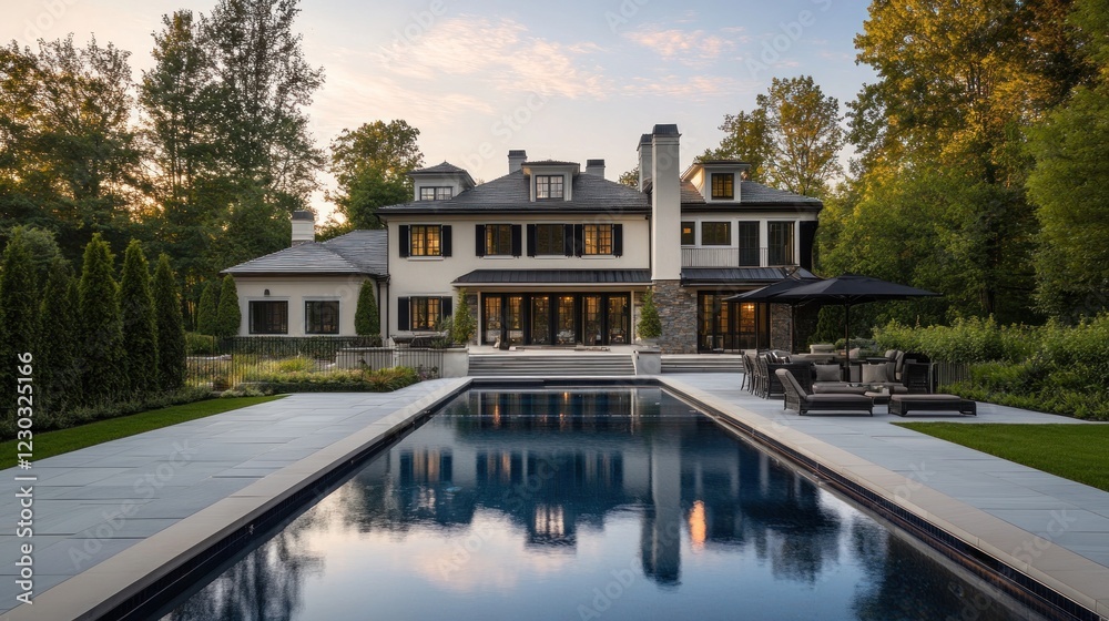 Modern Luxury Home with Pool and Patio Modern Luxury Home with Pool and Patio