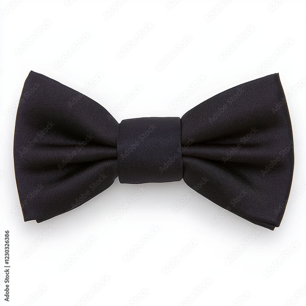 Dark Bow Tie On White Background Close Up Product Photography Dark Bow Tie On White Background Close Up Product Photography