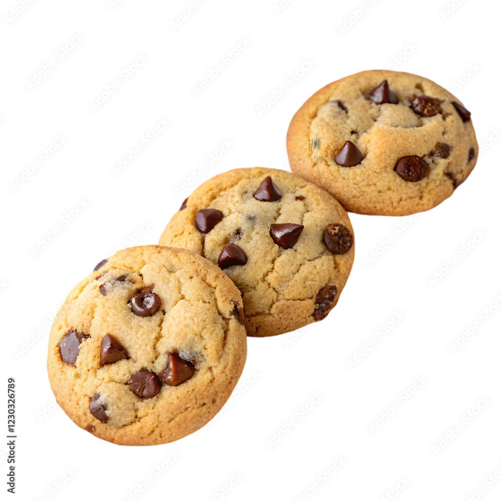 cookies against white background cookies against white background