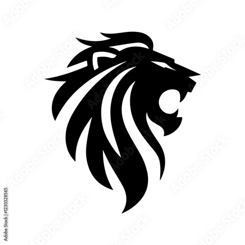 MobileRoyal heraldic lions. Black silhouette of rampant lion and griffins for logo or coat of arms. Premium wild animal crest symbols.	
