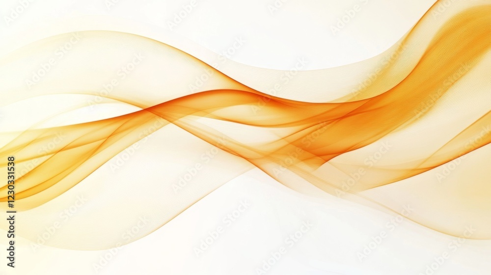 Abstract Orange Wave Design Background Abstract Orange Wave Design Background