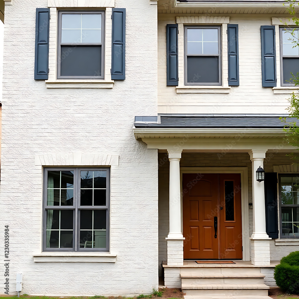 Elegant Brick House Exterior with Classic Design and Modern Amenities. Beautiful Home with a welcoming porch and charming details. Perfect for families and those seeking a peaceful retreat. Elegant Brick House Exterior with Classic Design and Modern Amenities. Beautiful Home with a welcoming porch and charming details. Perfect for families and those seeking a peaceful retreat.