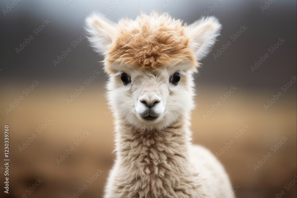 Cute Baby Llama Portrait - Adorable South American Mammal on Farm (AR 3:2) Cute Baby Llama Portrait - Adorable South American Mammal on Farm (AR 3:2)