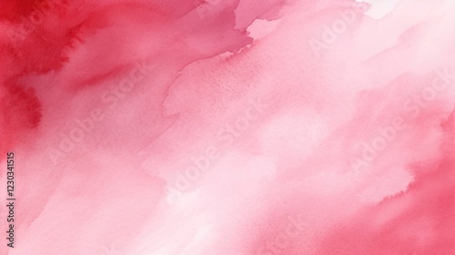 A soft, abstract watercolor background featuring various shades of red and pink, creating a gentle and harmonious visual effect.