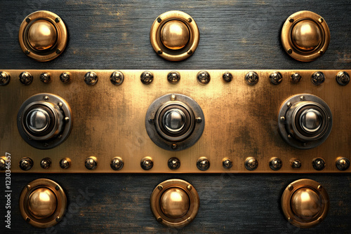 Golden Metal Background