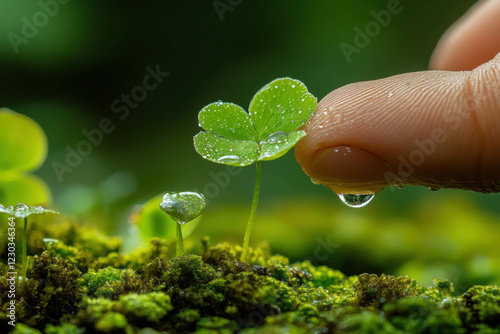 Green Sparkle Background