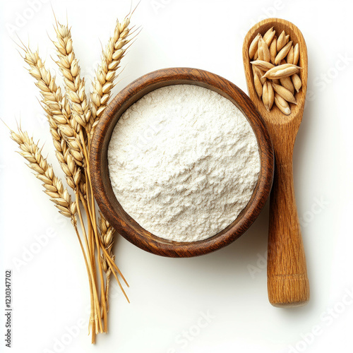Whole Wheat Flour Isolated