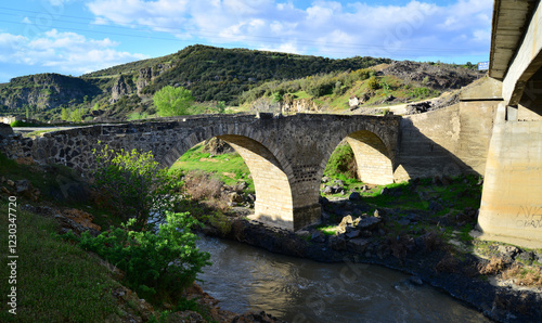 Wallpaper Mural Hoca Seyfettin Bridge, located in Kula, Manisa, Turkey, was built in the 16th century. Torontodigital.ca