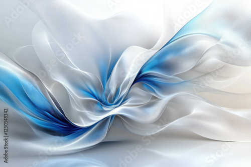 Blue And Silver Background