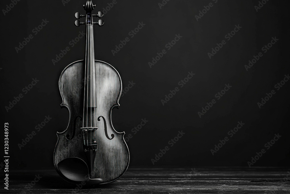 Fototapeta premium Music Black Background