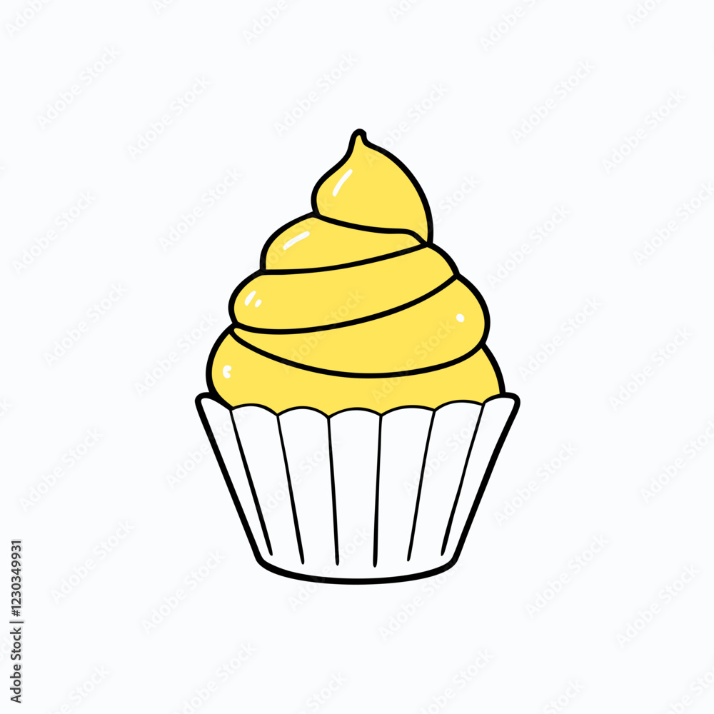 cupcake isolated on white background cupcake isolated on white background