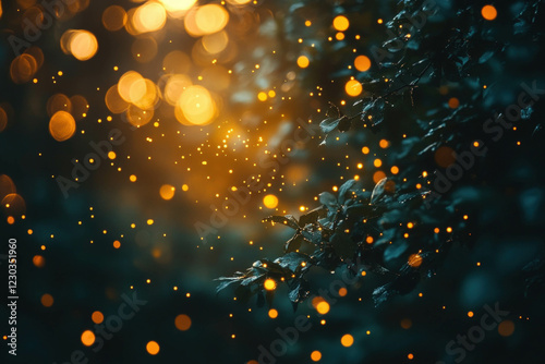 Gold Bokeh Background
