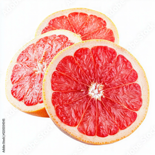 White Grapefruit Isolated