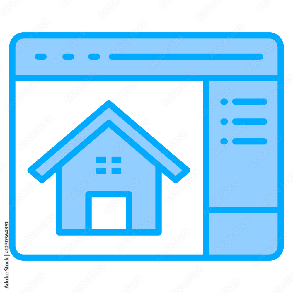 Property Listing Icon For Design Elements