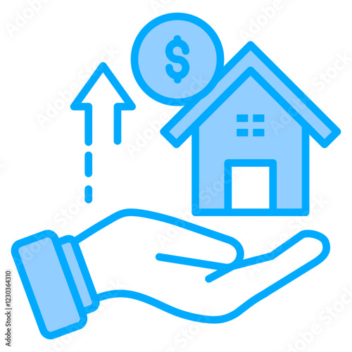 House Flipping  Icon For Design Elements