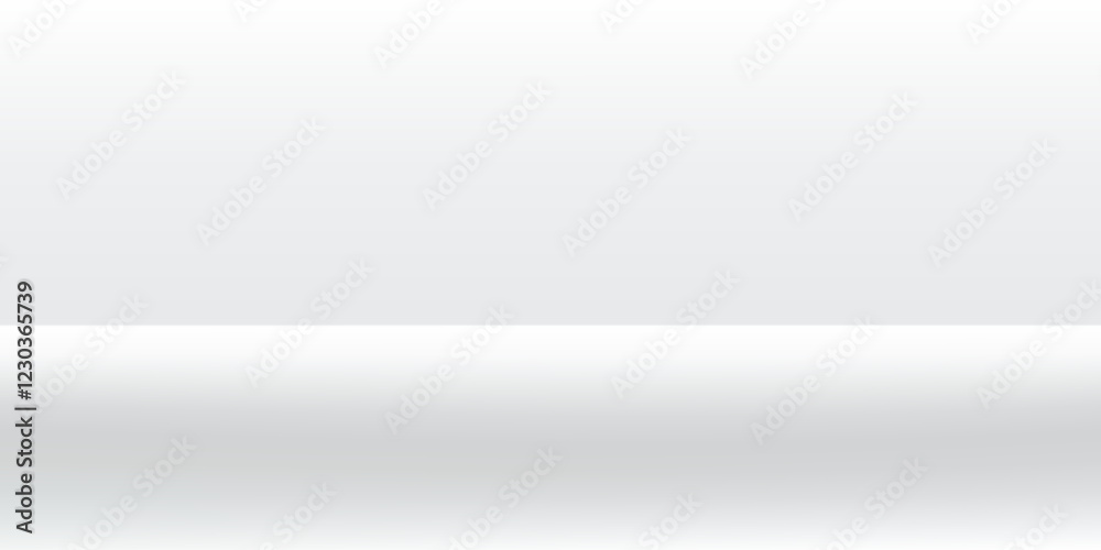 Simple and clean light box space vector design background. Stylish gray abstract card. Trendy blank modern backdrop texture