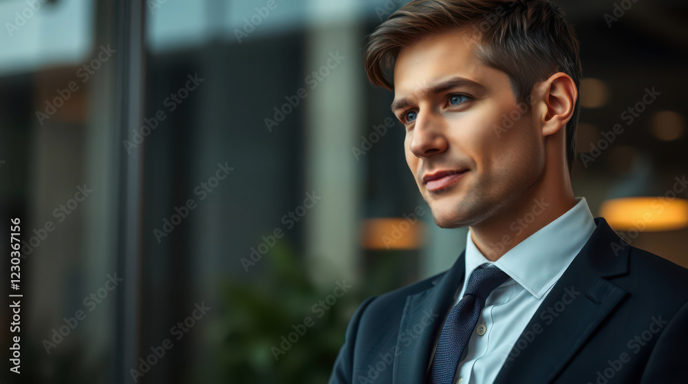 portrait of a confident caucasian young businessman portrait of a confident caucasian young businessman
