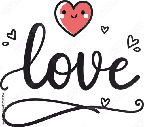 Valentine Day Typography T-shirt Design