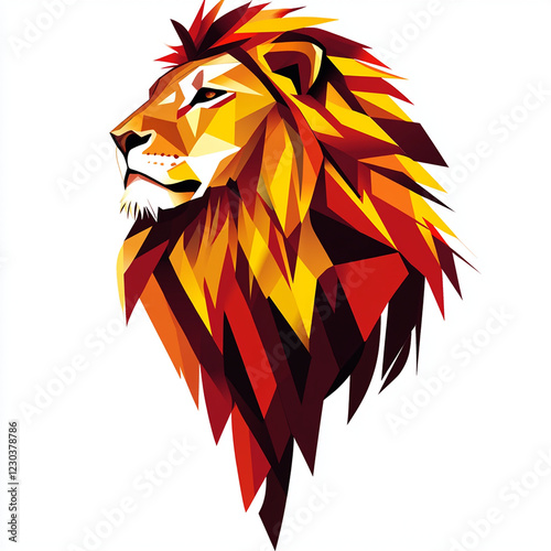 lion head vector illustration