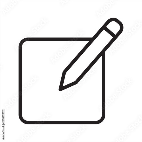 note icon with white background