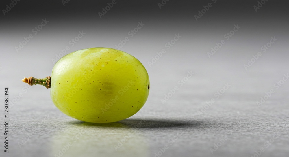 Single Green Grape Closeup Fresh Fruit Healthy Eating Food Photography Single Green Grape Closeup Fresh Fruit Healthy Eating Food Photography