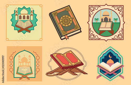 Islamic Religious Symbols: Quran, Mosques, and Prayer