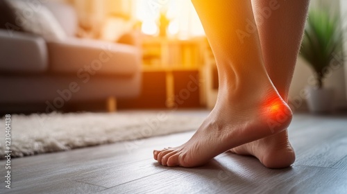 Wallpaper Mural a zoomed in view of a foot with redness Torontodigital.ca