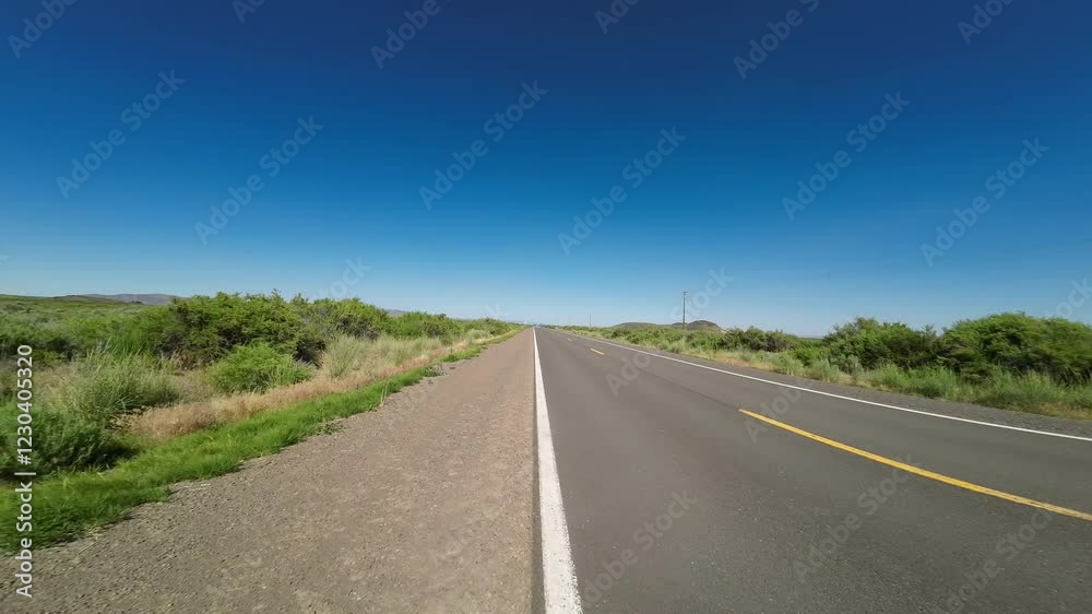 Oregon California Stateline Highway 161 West Lower Klamath Lake Rear View Driving Plates 07 USA Ultra Wide Oregon California Stateline Highway 161 West Lower Klamath Lake Rear View Driving Plates 07 USA Ultra Wide