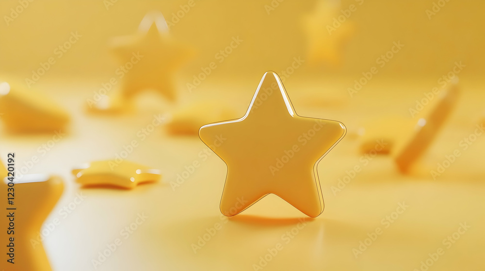 3D yellow satisfaction star rating for review, feedback, and customer satisfaction evaluation 16:9 - Image #1 @fme39856 3D yellow satisfaction star rating for review, feedback, and customer satisfaction evaluation 16:9 - Image #1 @fme39856