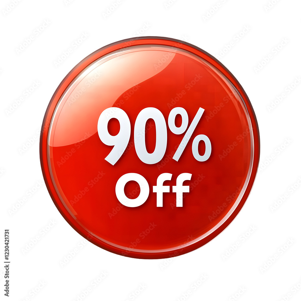 90% off sale sign, Discount 90% Off Sticker with Bold Text, Isolated on Transparent Background 90% off sale sign, Discount 90% Off Sticker with Bold Text, Isolated on Transparent Background