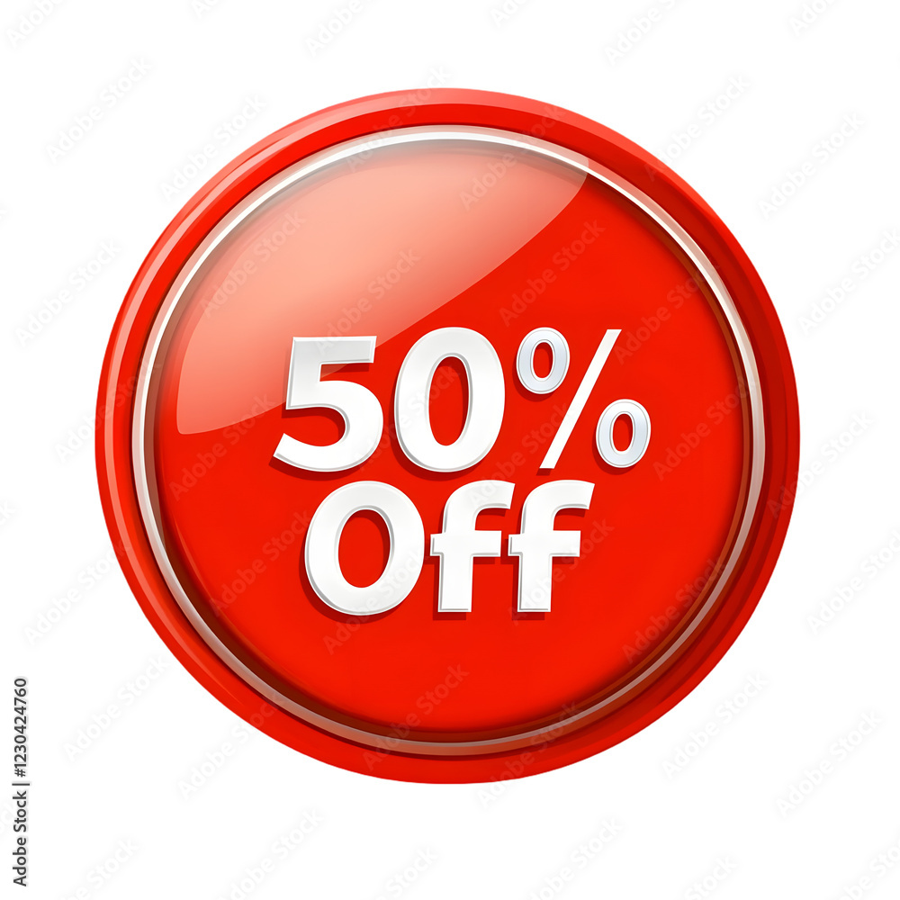 50% off sale sign, Discount 50% Off Sticker with Bold Text, Isolated on Transparent Background 50% off sale sign, Discount 50% Off Sticker with Bold Text, Isolated on Transparent Background