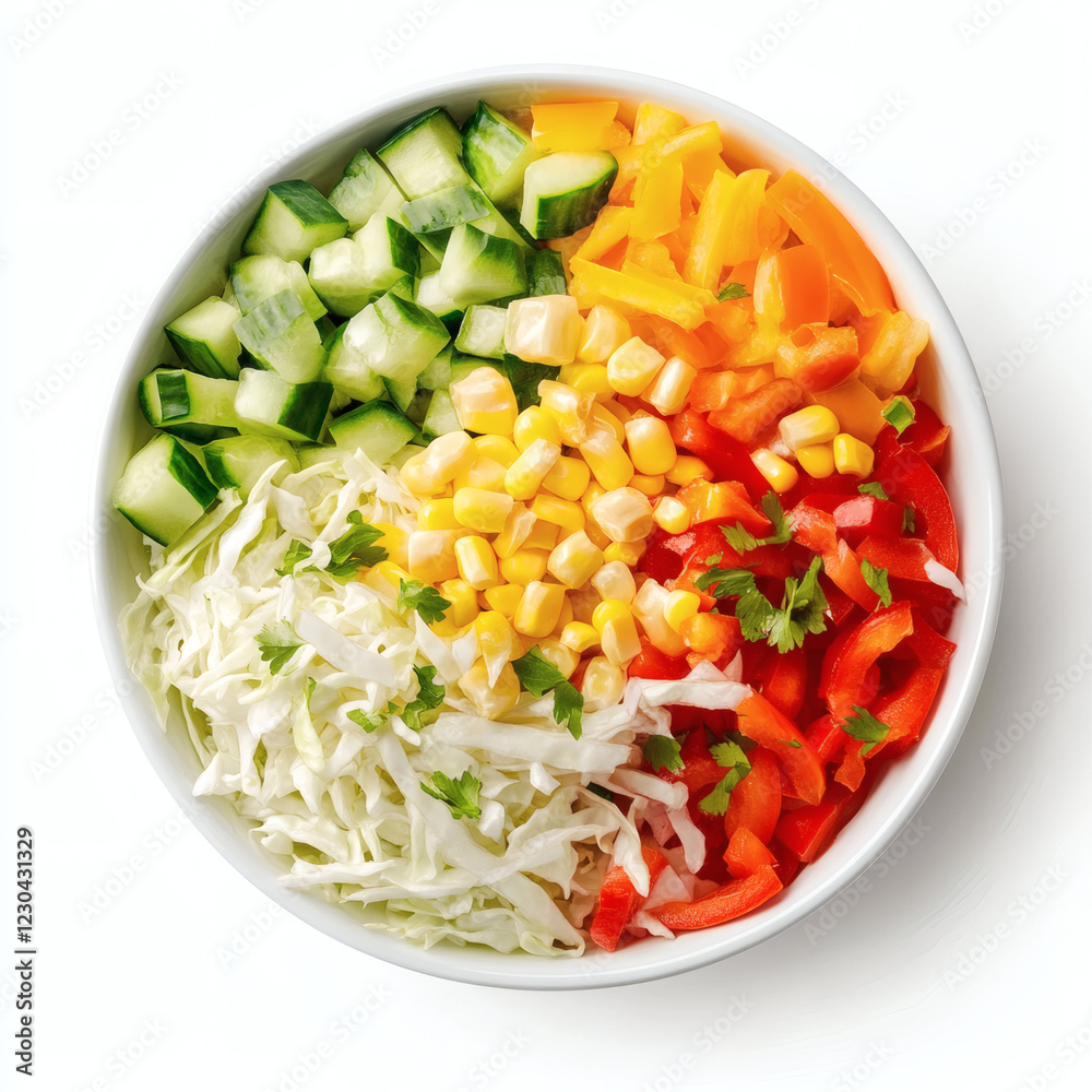 Ultra-Realistic White Cabbage Salad: A Detailed and Fresh Culinary Image Ultra-Realistic White Cabbage Salad: A Detailed and Fresh Culinary Image