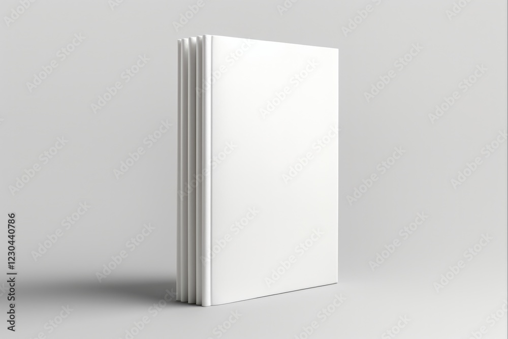 Blank Three-Dimensional Hard Cover Book Mockup for Business. Design Your Own Hardcover Book on Paper Blank Three-Dimensional Hard Cover Book Mockup for Business. Design Your Own Hardcover Book on Paper