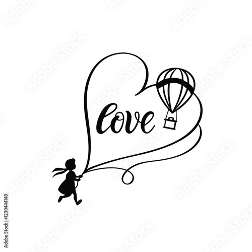 Valentine Day Typography T-shirt Design