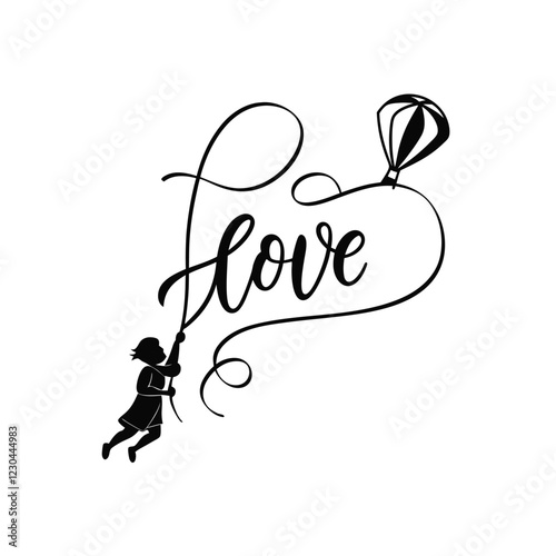 Valentine Day Typography T-shirt Design