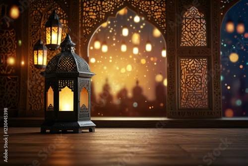 mosque at night