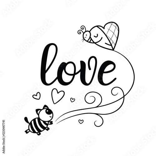 Valentine Day Typography T-shirt Design