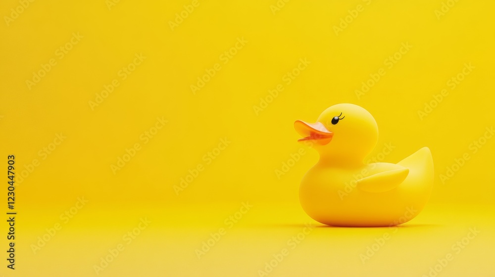 A smooth and modern toy duck with a sleek design A smooth and modern toy duck with a sleek design