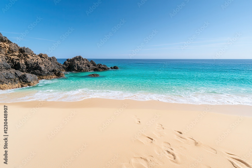 Island hopping on sandy shores defines a perfect beach vacation. Serene beach with turquoise waters and gentle waves lapping at the shore. Island hopping on sandy shores defines a perfect beach vacation. Serene beach with turquoise waters and gentle waves lapping at the shore.