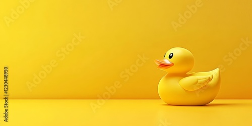 A smooth and modern toy duck with a sleek design photo