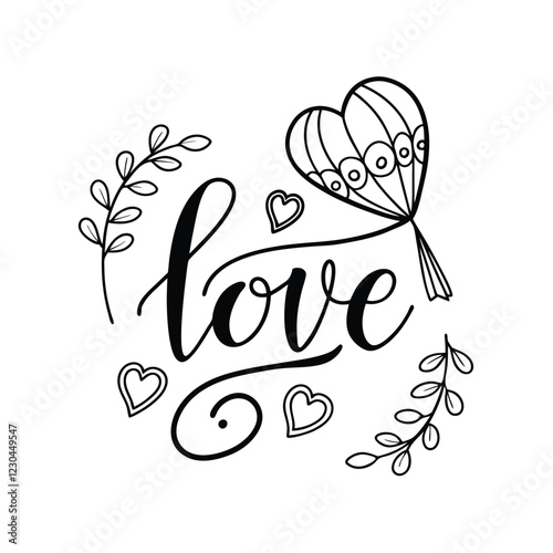 Valentine Day Typography T-shirt Design