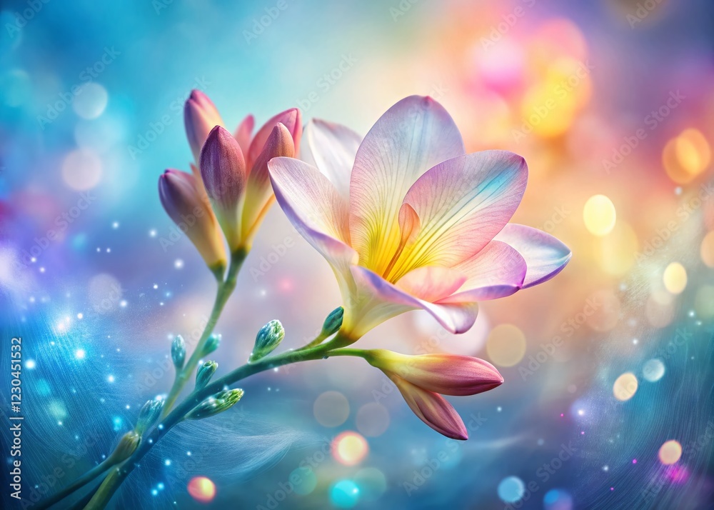 Spring Freesia Flower Doodle Sketch: Whimsical Floral Illustration for Seasonal Designs Spring Freesia Flower Doodle Sketch: Whimsical Floral Illustration for Seasonal Designs