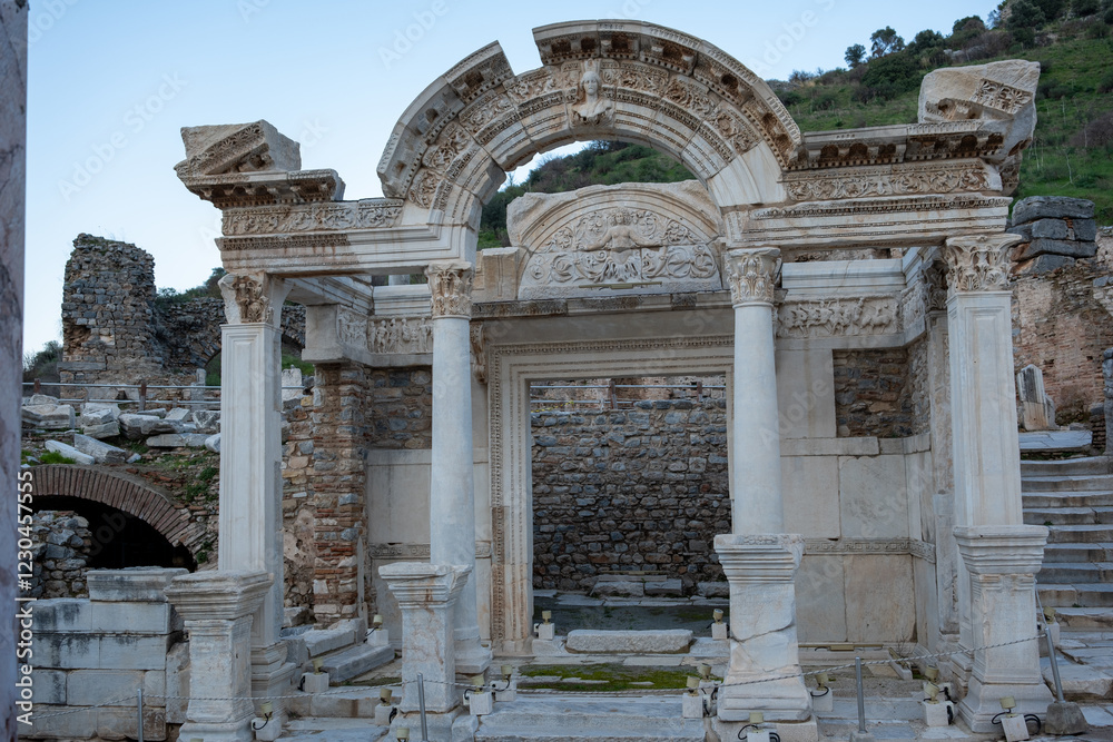 Obraz premium Ephesus Ancient City Ruins