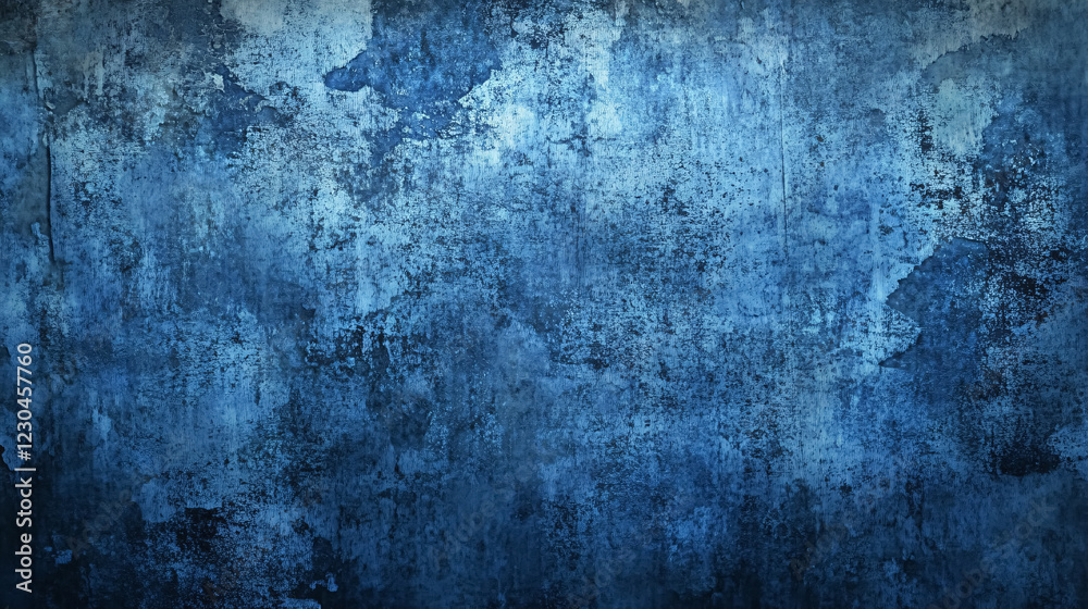 Obraz premium A grunge blue background.