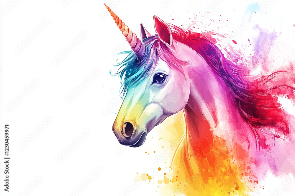 unicorn in minimalist style unicorn in minimalist style